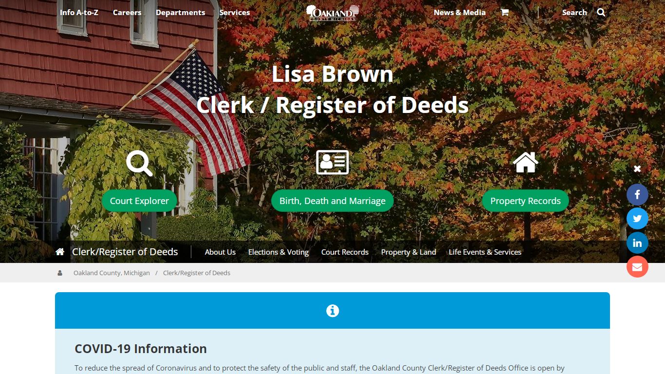 Clerk/Register of Deeds | Clerk/Register of Deeds - Oakgov